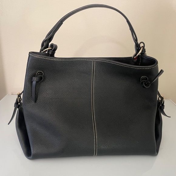 Dooney & Bourke pebble leather Maurizia Twist Strap Hobo - Picture 2 of 7